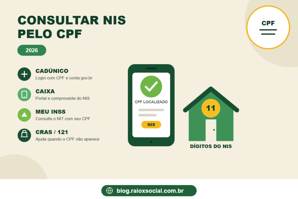 consultar nis pelo cpf: 4 formas oficiais (2026)