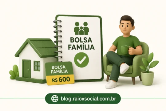 imagem de uma pessoa sozinha em casa segurando documentos para cadastro do Bolsa Família unipessoal